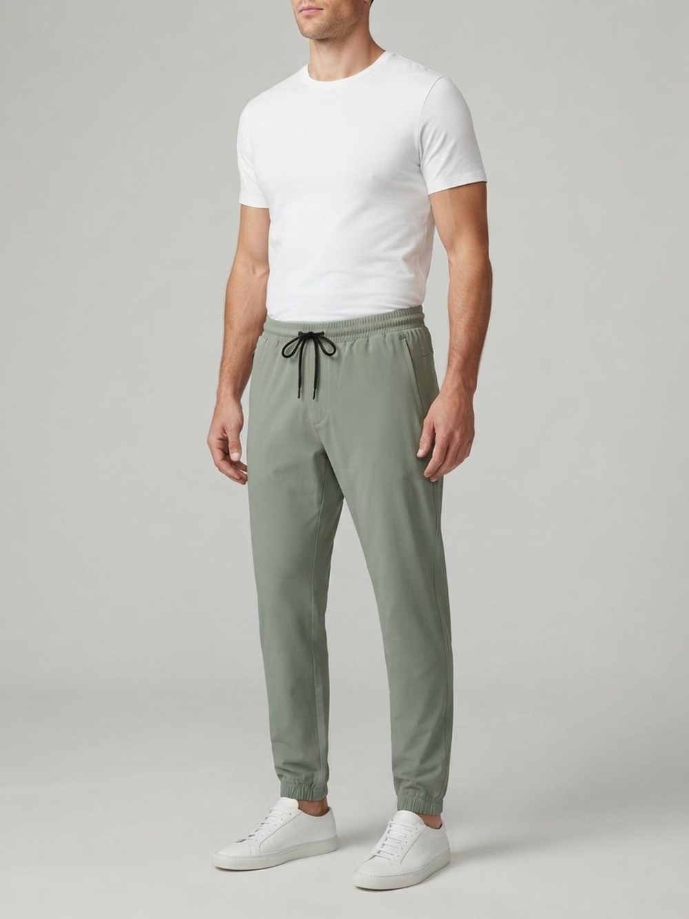 UNRL Sage Green Performance Athletic Joggers Pants Men's Size 2XL EUC